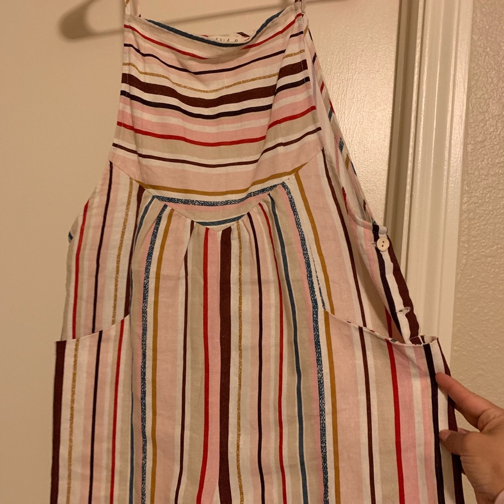 Striped romper